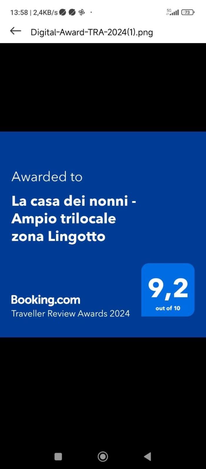 都灵La Casa Dei Nonni - Ampio Trilocale Zona Lingotto公寓 外观 照片